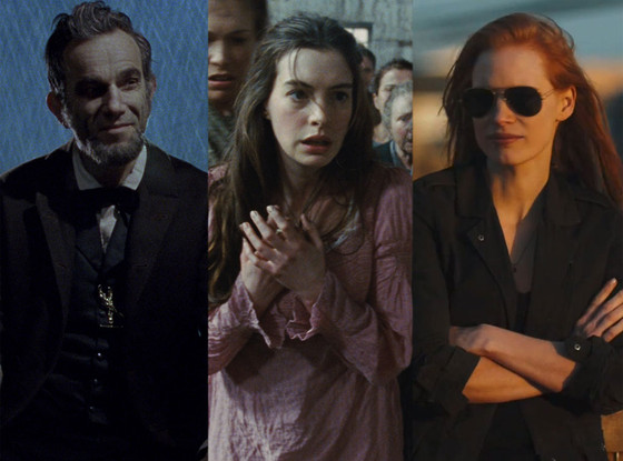 Zero Dark Thirty, Les Miserables, Lincoln Zero Dark Thirty, Les Miserables, Lincoln